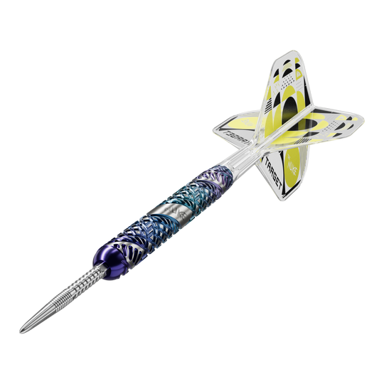 Target Luke Littler Edge Swiss Point Steel Darts Das Bild zeigt die Target Luke Littler Egde Swiss Point Steeldarts. Die Darts zeichnen sich durch ein filigranes Design und hochwertige Verarbeitung aus.
