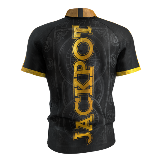 Target Adrian Lewis dart shirt 2026 Abgebildet ist das Target Adrian Lewis Dartshirt 2026. Es handelt sich um ein Darts-Shirt mit einzigartigem Look.