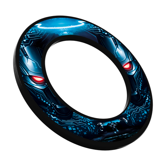 McDart Robot Dartboard Surround Das Bild zeigt das Produkt McDart Roboter Dartboard Surround. Es handelt sich um eine Umrandung für ein Dartboard.