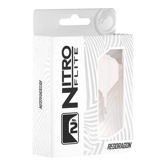 Red Dragon Nitroflite White Shaft White Flights No2 Hier sind die Red Dragon Nitroflite White Shaft White Flights No2 zu sehen. Sie sind für Dartpfeile gedacht und komplett in Weiß gestaltet.