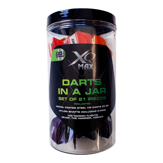 XQ Max 21 Darts in a Glass