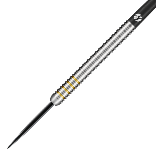 Shot Ritchie Edhouse Core Steel Darts Das Foto präsentiert die Shot Ritchie Edhouse Core Steeldarts aus einer speziellen Ansicht. Die Darts bieten eine ausgezeichnete Wurfeigenschaft.