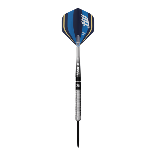 Abgebildet sind Bulls Leon Weber Steeldarts. Sie sind ideal geeignet für ambitionierte Dartspieler.