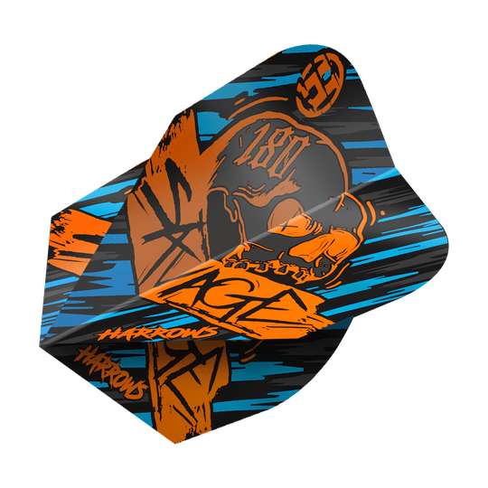 Harrow&#39;s Savage Blue Orange No6 Flights