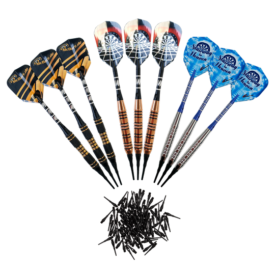 McDart Master bag with 9 soft darts and accessories