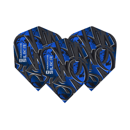 Harrows Silika Vandl No6 Flights - Blau Harrows Silika Vandl No6 Flights in Blau. Die Flugelemente sind detailliert abgebildet.