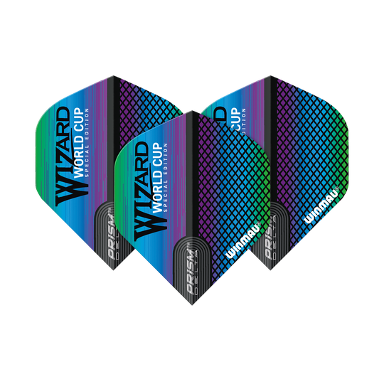 Winmau Prism Delta Wizard Rainbow Standard Flights