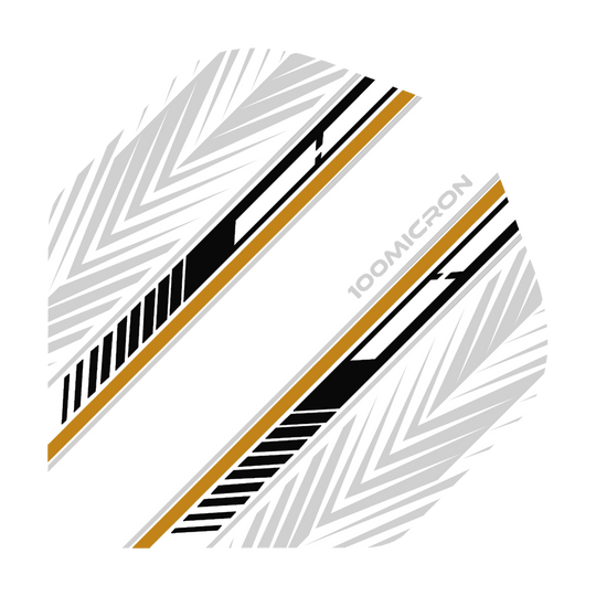 Pentathlon White Black Gold No2 Standard Flights