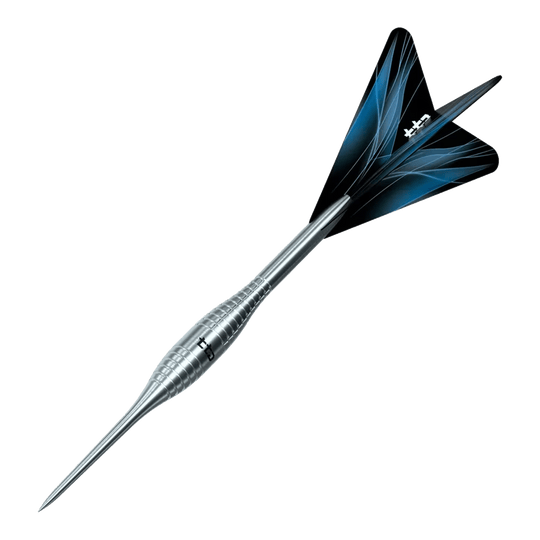 Caliburn TTD Complete Titanium T2 Silver Steeldarts - 6g Dies ist eine weitere Ansicht der Caliburn TTD Complete Titanium T2 Silver Steeldarts - 6g. Die silbernen Steeldarts sind für professionelle Dartspieler geeignet.