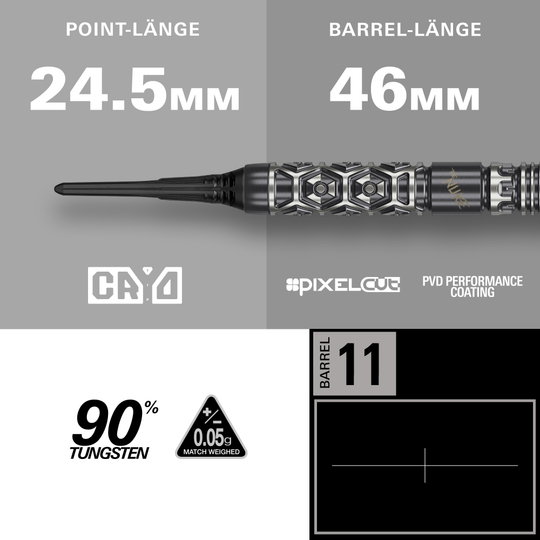 Target Luke Littler Nuke Fallout Soft Darts - 19g