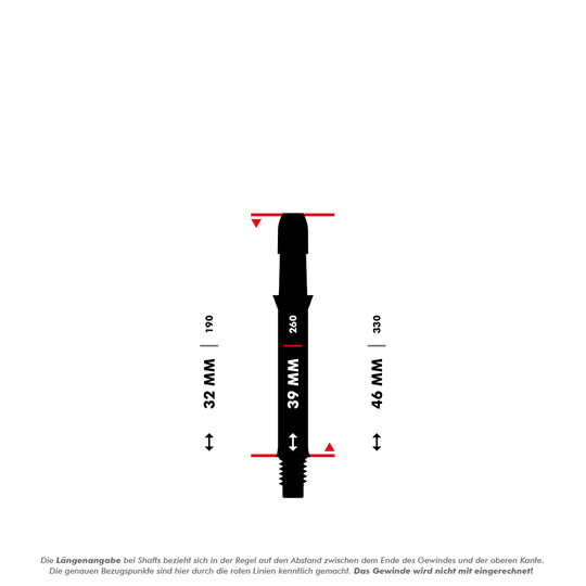 L-L-Style-Shaft Carbon Silent Straight - Schwarz