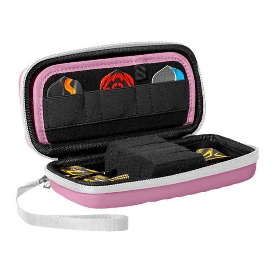 Zu sehen ist das Bulls Orbis S Dartcase in Pink. Es ist ein praktisches Etui für Dartspieler.