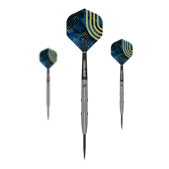 GOAT Javelin Steel Darts Zu sehen ist das Produkt GOAT Javelin Tungsten Steeldarts. Der Dartpfeil besteht aus robustem Tungsten.