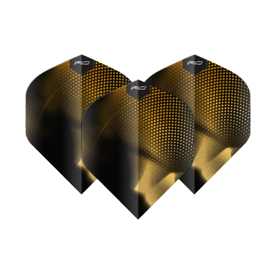 Das Bild zeigt die Red Dragon Hardcore Premium Ascend Premium No2 Standard Flights. Die Flights sind für den Dart-Sport geeignet.