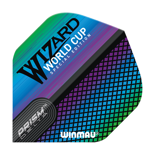 Winmau Prism Delta Wizard Rainbow Standard Flights