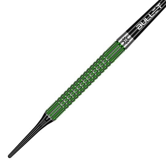 Gezeigt werden Bullet Gator Softdarts - 20g. Die Darts sind für elektronische Dartscheiben geeignet.