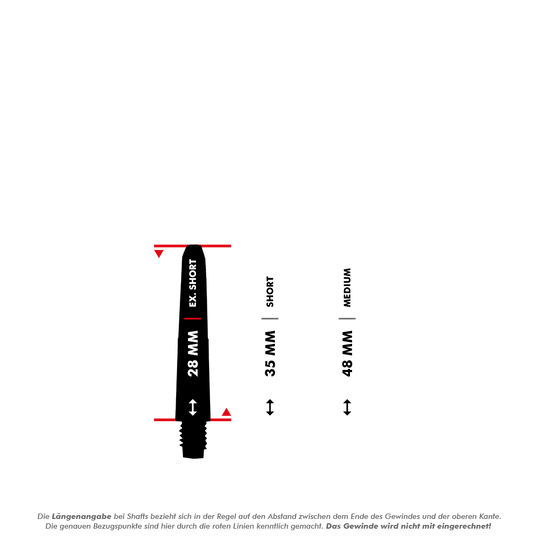 Nylon Shafts - Red