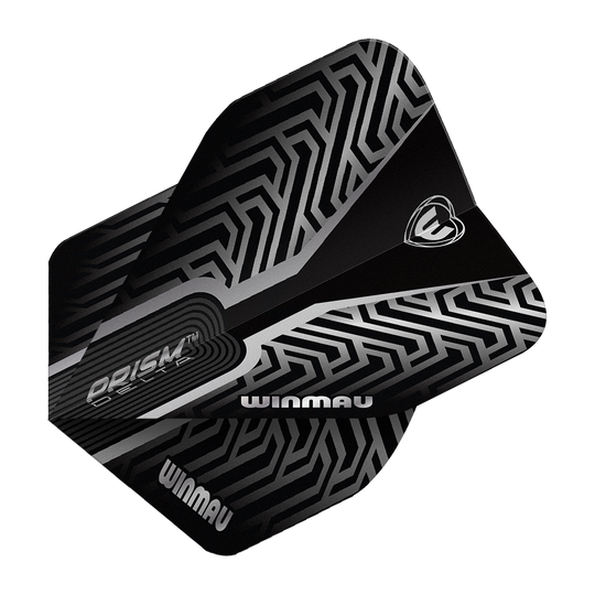 Dies ist ein Satz Winmau Prism Delta Silver No2 Standard Flights. Die Abbildung zeigt die Produktdetails dieser Darts-Flights.