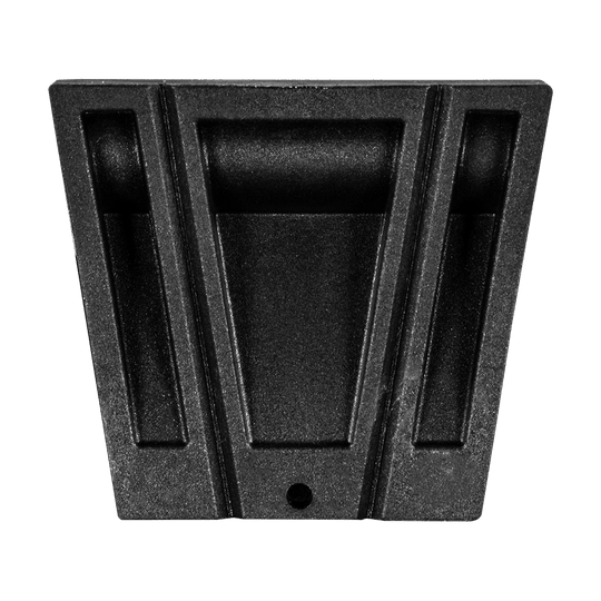 Winmau_Spirit_Master_Wasserwaage_2 Das Bild zeigt das Produkt "Winmau Spirit Master Wasserwaage". Es handelt sich um ein kleines, schwarzes Hilfsmittel zum Ausrichten einer Dartscheibe.