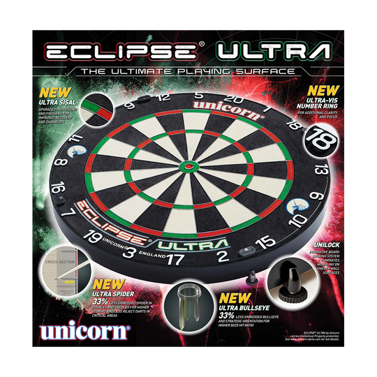 Unicorn Eclipse Ultra steel dart board