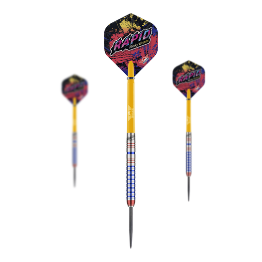 Bulls NL Ricky Evans Rapid Edition One Steel Darts - 22g