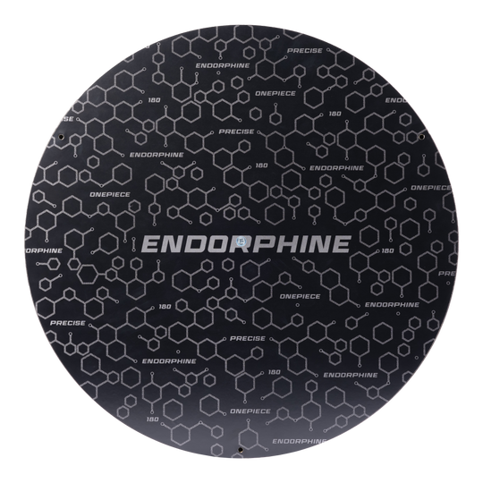 Precise 180 Endorphine steel dartboard without number ring Dieses Bild zeigt das Precise 180 Endorphine Steeldartboard mit Nummernring in Weiß. Es ist ein hochwertiges Dartboard mit klaren Zahlen.