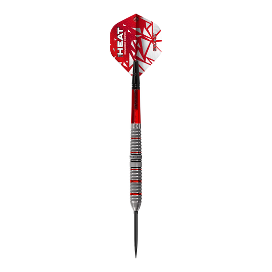 Harrow's Damon Heta Series 4 Quick Point steel darts Zu sehen ist das Produkt Harrows Damon Heta Series 4 Quick Point Steeldarts. Die Darts bieten dem Spieler eine hochwertige und professionelle Ausrüstung.