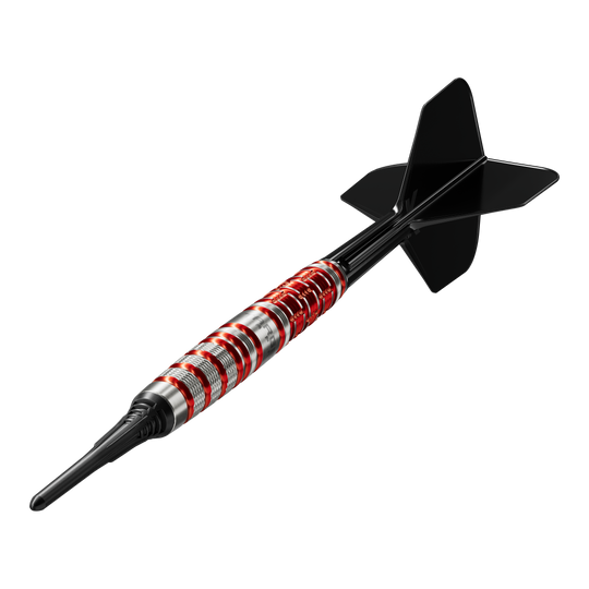 Target Black Marque Spinel Soft Darts - 21.5g Target Black Marque Spinel Softdarts - 21,5g ist ein Softdart für höchste Ansprüche. Zu sehen ist die charakteristische schwarze Optik mit markantem Spinel Design.