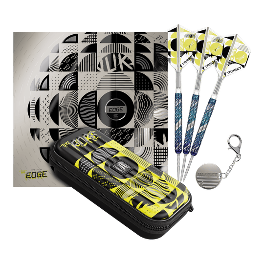 Target Luke Littler Edge Swiss Point Steel Darts Dieses Bild zeigt die Target Luke Littler Egde Swiss Point Steeldarts in voller Ansicht. Die Steeldarts bestechen durch ihre hochwertige Verarbeitung.