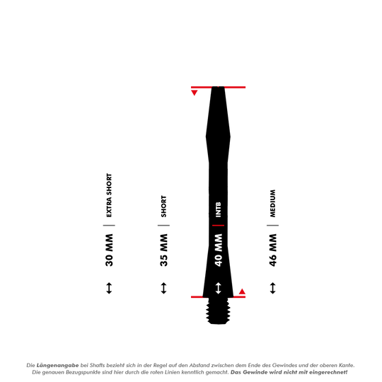 Aluminium Shafts - Schwarz