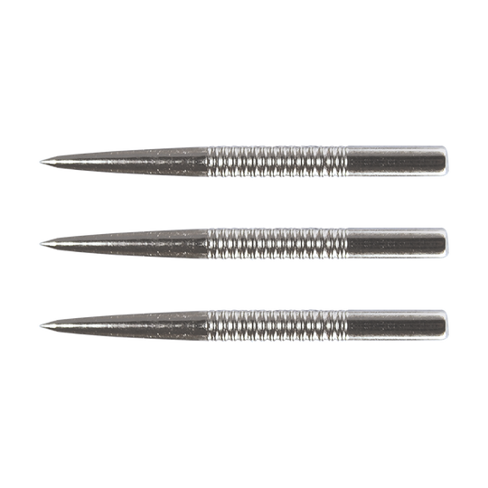 Winmau Ringed Silver Effect Steeldart Tips - 32mm