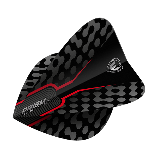 Winmau Zeta Black Red Kite Flights