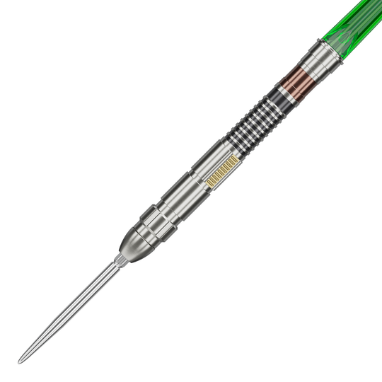 Target Star Wars Luke Skywalker Jedi Knight Lightsaber Limited First Edition Darts - 24g Das Bild zeigt die Target Star Wars Luke Skywalker The Jedi Knight Light Saber Limited Edition Steeldarts - 24g. Die Darts sind im Star Wars Stil und als limitierte Edition erhältlich.