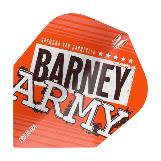 Target ProUltra Barney Army Orange Ten-X Flights