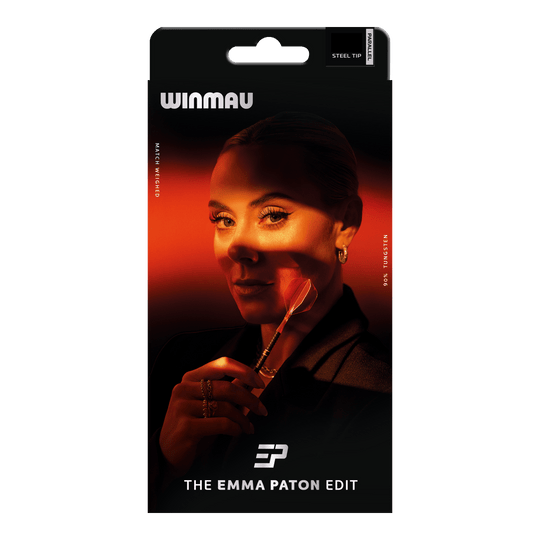 Winmau Emma Paton Edit Steeldarts - 23 g Abgebildet ist das Produkt Winmau Emma Paton Edit Steeldarts - 23 g. Die Steeldarts sind speziell für Dartspieler entworfen.
