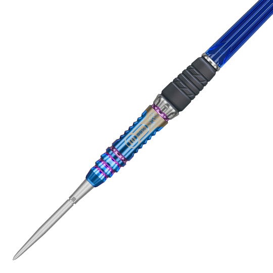 Target Japan Rising Sun GEN10 Swiss Point Steeldarts Zu sehen sind die Target Japan Rising Sun GEN10 Swiss Point Steeldarts. Die Darts sind aus verschiedenen Winkeln fotografiert.