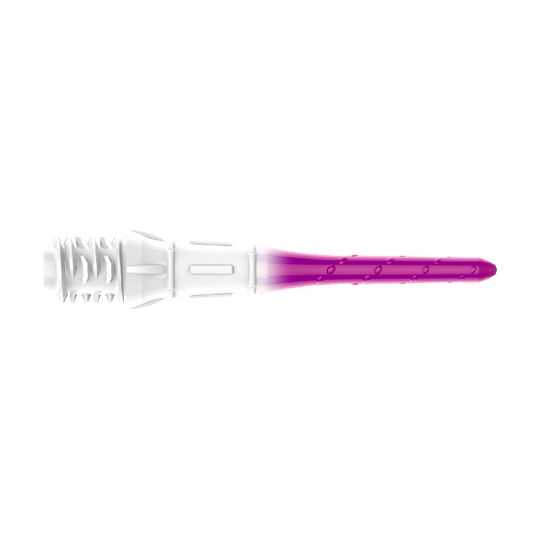 L-Style Premium Lippoint Gradiation Dart Tips (Pack of 30) Das Bild zeigt L-Style Premium Lippoint Gradiation Dartspitzen 30er Pack in der Farbe Grape. Die Dartspitzen sind in einer Nahaufnahme dargestellt.