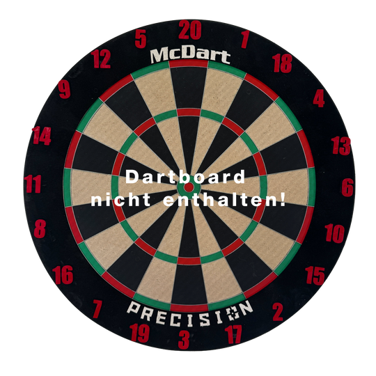 McDart Dartboard Number Rings / Number Ring Classic Abgebildet ist ein klassisches rotes Board. Das Board hat eine rechteckige Form.