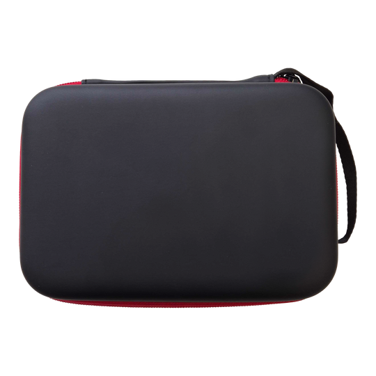 Das Bild zeigt ein Dartcase in schwarzer Farbe. Es ist ein Aufbewahrungsetui für Dart-Zubehör.