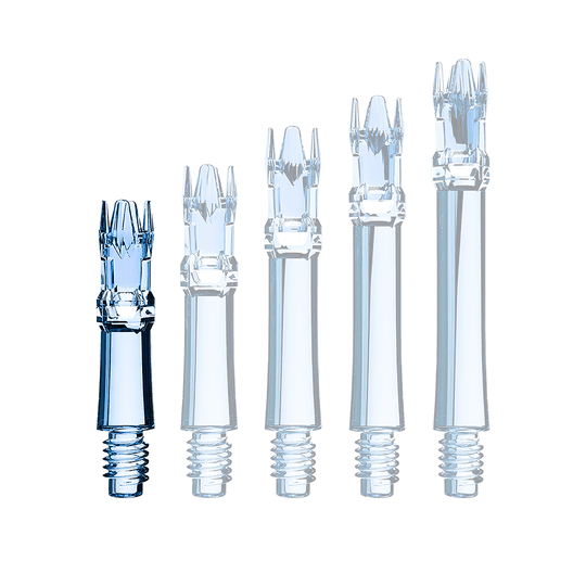 L-Style L-System Replacement Shafts - Clear Blue Eine transparente blaue Ersatzshaft ist im Bild. Die Shaft wird als Einzelstück gezeigt.