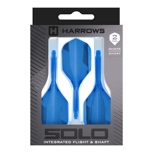 Harrows Solo No2 Flight-Shaft-System - Blau Harrows Solo No2 Flight-Shaft-System - Blau