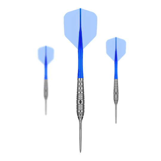Caliburn Rix EZ-EVO R3 steel darts Hier sind die Caliburn Rix EZ-EVO R3 Steeldarts abgebildet. Das Produkt eignet sich ideal für präzises Dartspielen.