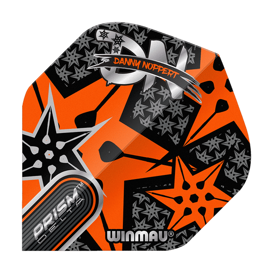 Winmau Prism Delta Danny Noppert Orange Signature No2 Standard Flights