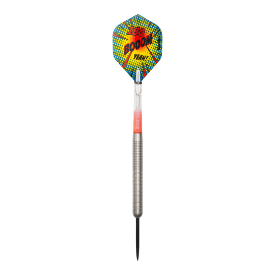 Karella Comic Line CL-1 steel darts - 22g Abgebildet ist der Karella Comic Line CL-1 Steeldarts - 22g. Diese Aufnahme zeigt das Produkt aus einer bestimmten Perspektive.