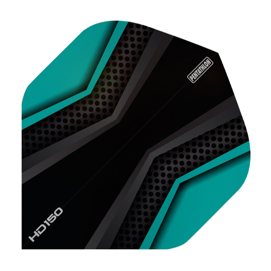 HD 150 Pentathlon Flights Black/Aqua