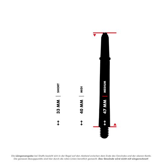 Harrows Supergrip Carbon Shafts - Red