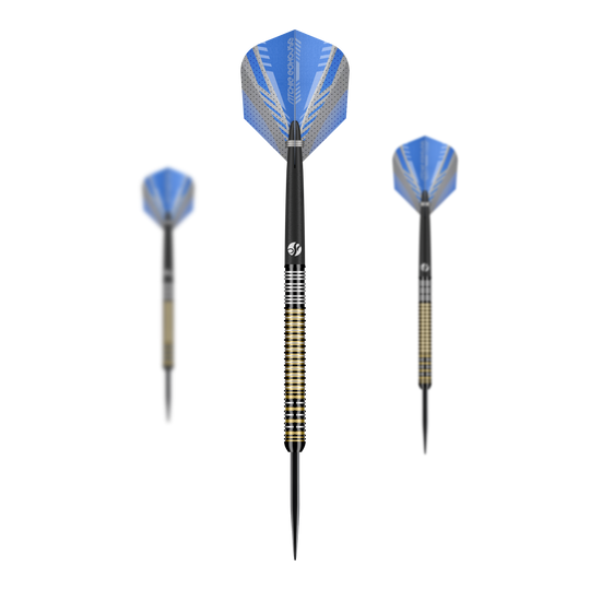 Shot Ritchie Edhouse Madhouse steel darts Dieses Bild zeigt ein Set der Shot Ritchie Edhouse Madhouse Steeldarts. Das Set eignet sich perfekt für Dartspieler, die Wert auf Qualität legen.