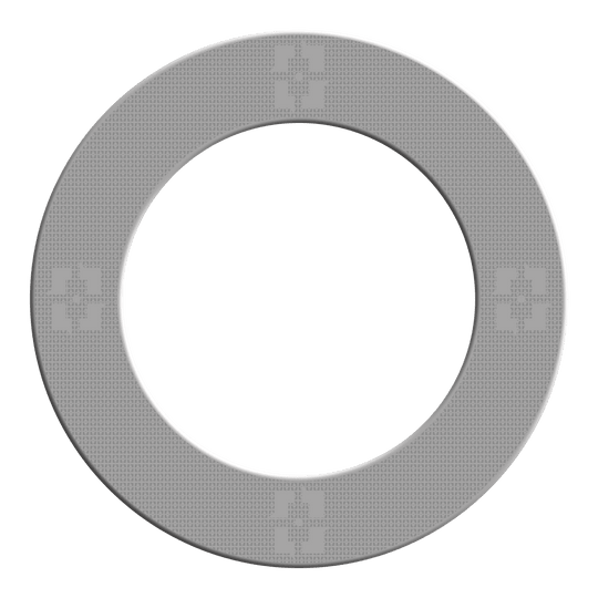 McDart Precision Nano Dartboard Surround Das Bild zeigt einen Artikel mit dem Namen MSF-K3_McDart_Precision_Nano_Dartboard_Surround_Grau_2. Es handelt sich wohl um einen grauen Dartboard-Surround von McDart.