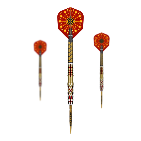 Shot Goths Alaric Turbo Point Steel Darts - 23g Shot Goths Alaric Turbo Point Steel Darts - 23g