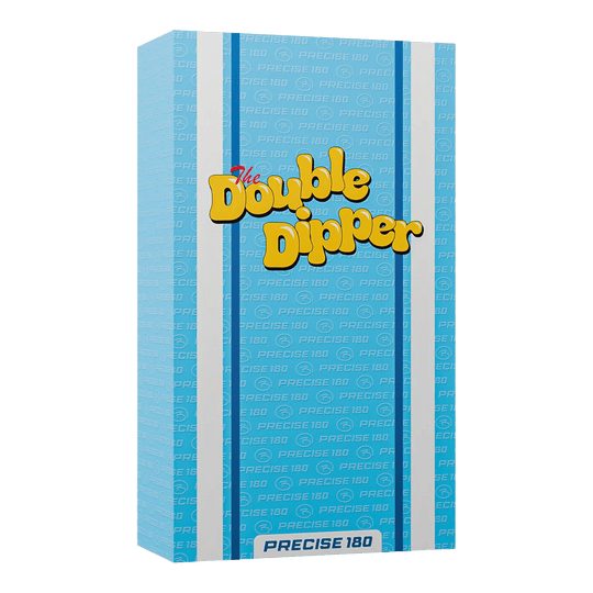 Precise 180 Bela Schugmann Double Dipper V1 steel darts Zu sehen sind Precise 180 Bela Schugmann Double Dipper V1 Steeldarts. Das Produkt steht für Präzision und ein angenehmes Spielgefühl.